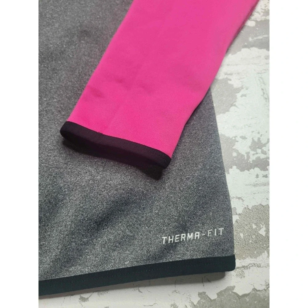 Nike‎ Therma Fit Hoodie Gray Pink Women's Small